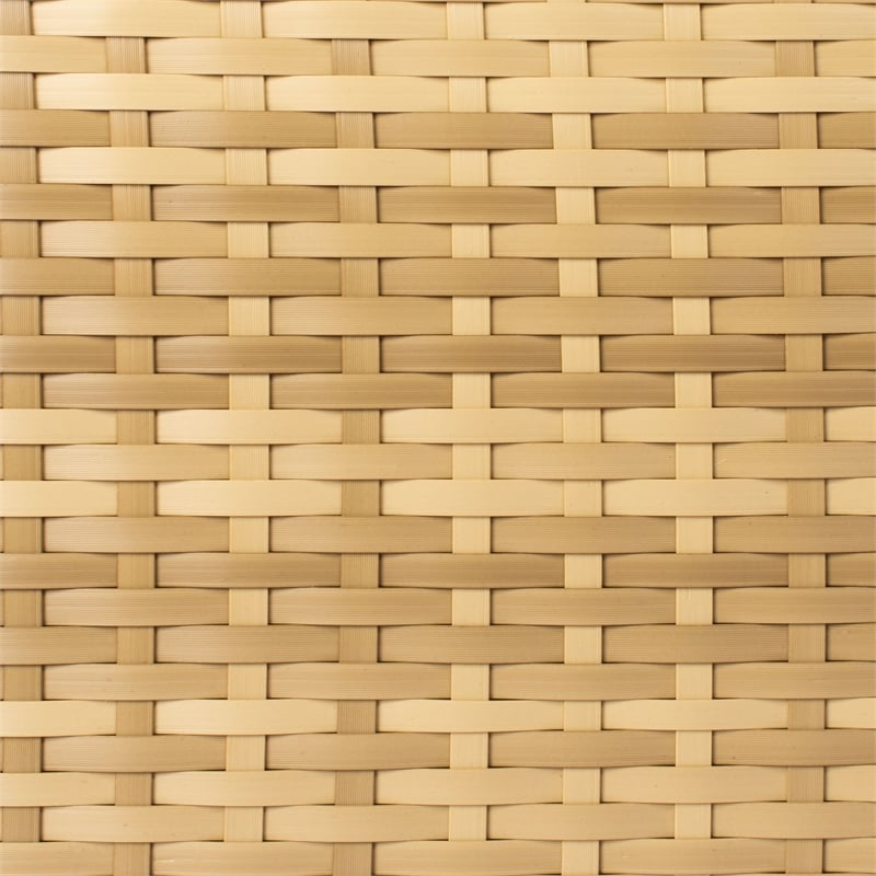 Safavieh Vellor 4 Pc Wicker and Rattan Living Set in Natural / White