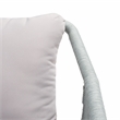 Safavieh Torsla 4Pc Steel and Fabric Living Set in Gray / Gray