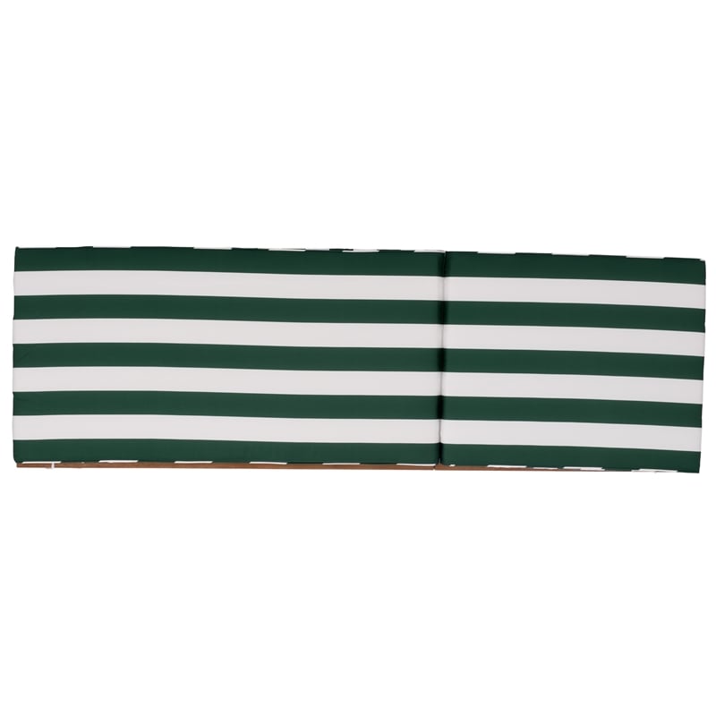 Safavieh Sophie Wood Lounger  in Natural /  Green