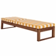 Safavieh Sophie Wood Lounger in Natural / Yellow