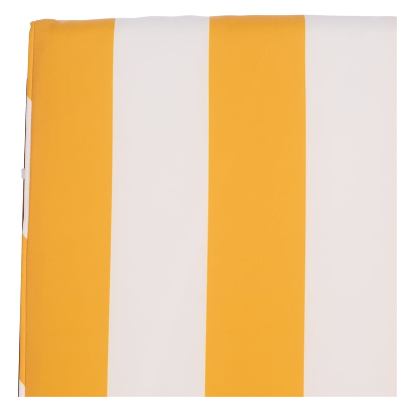 Safavieh Sophie Wood Lounger in Natural / Yellow
