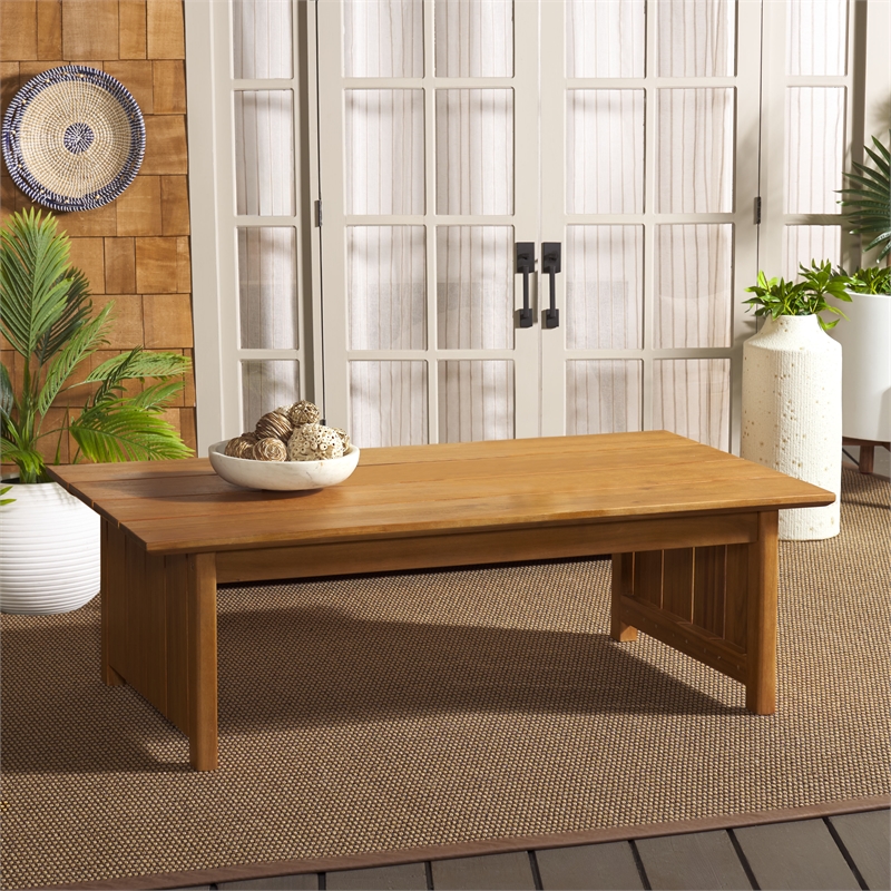 Safavieh Kento Wood Coffee Table  in Natural