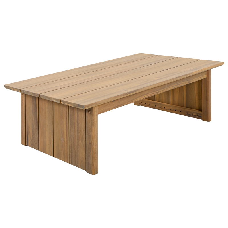 Safavieh Kento Wood Coffee Table in Oak