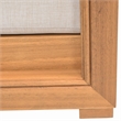 Safavieh Jackson Wood Armchair  in Natural / Taupe