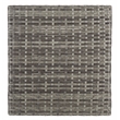 Safavieh Mazeli Wicker and Rattan Trash Bin in Gray / Brown