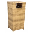 Safavieh Mazeli Wicker and Rattan Trash Bin in Natural