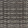 Safavieh Pramla Wicker and Rattan Sette w/Ottoman in Gray / Brown / White