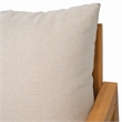 Safavieh Jackson Wood 2 Seater Sofa in Natural / Taupe