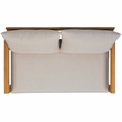 Safavieh Jackson Wood 2 Seater Sofa in Natural / Taupe