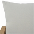 Safavieh Jackson Wood 2 Seater Sofa in Oak / Ivory