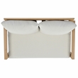 Safavieh Jackson Wood 2 Seater Sofa in Oak / Ivory