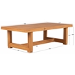 Safavieh Jackson Wood Coffee Table  in Natural