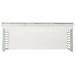 Safavieh Finnick Wood Outdoor Bench in Gray / Beige