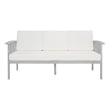 Safavieh Finnick Wood Outdoor Bench in Gray / Beige