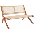 Safavieh Kobina Wood Outdoor Bench in Natural / Natural