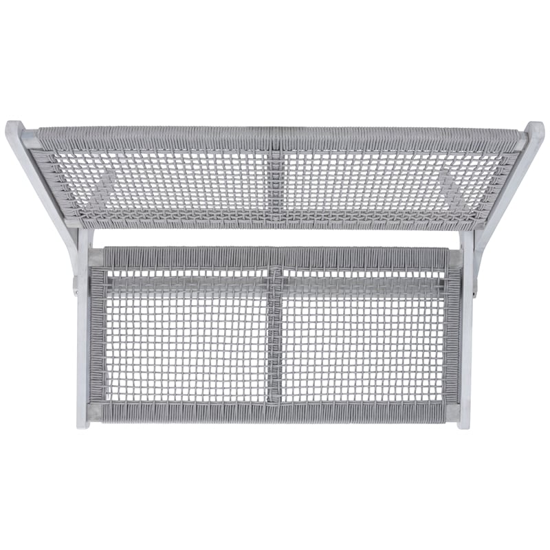 Safavieh Kobina Wood Outdoor Bench in Gray / Gray