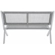 Safavieh Kobina Wood Outdoor Bench in Gray / Gray