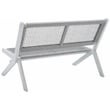 Safavieh Kobina Wood Outdoor Bench in Gray / Gray