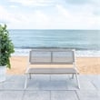 Safavieh Kobina Wood Outdoor Bench in Gray / Gray