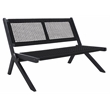 Safavieh Kobina Wood Outdoor Bench in Black / Black