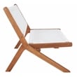 Safavieh Kobina Wood Outdoor Bench in Natural / White