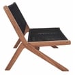 Safavieh Kobina Wood Outdoor Bench in Natural / Black