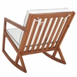 Safavieh Vernon Wood Rocking Chair in Natural / Beige