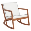 Safavieh Vernon Wood Rocking Chair in Natural / Beige