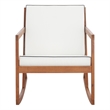 Safavieh Vernon Wood Rocking Chair in Natural / Beige