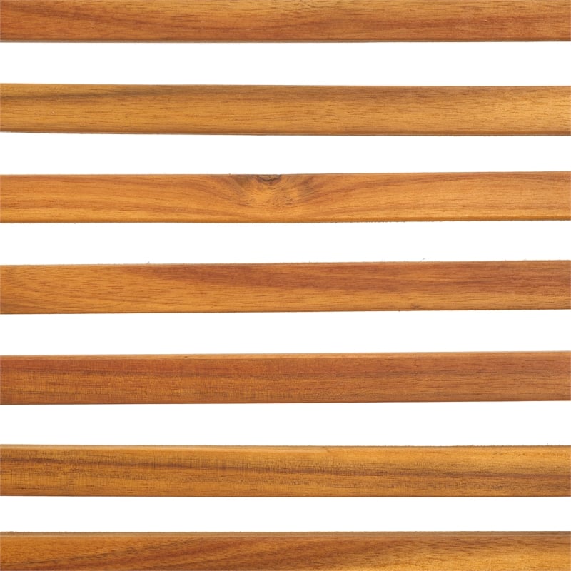 Safavieh Monti Wood Bench in Natural / White