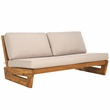Safavieh ChesterWood  2 Seater Sofa in Natural / Light Gray
