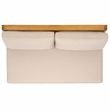 Safavieh ChesterWood  2 Seater Sofa in Natural / Light Gray