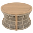 Safavieh Bella Wood Coffee Table in Oak / Taupe