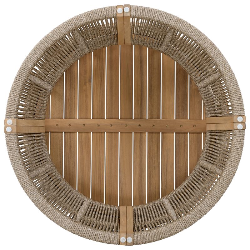 Safavieh Bella Wood Coffee Table in Oak / Taupe