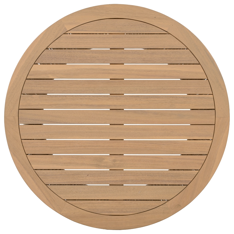 Safavieh Bella Wood Coffee Table in Oak / Taupe