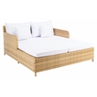 Safavieh Cadeo Wicker and Rattan Daybed in Natural / White