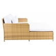 Safavieh Cadeo Wicker and Rattan Daybed in Natural / White