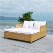 Safavieh Cadeo Wicker and Rattan Daybed in Natural / White