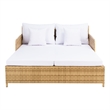 Safavieh Cadeo Wicker and Rattan Daybed in Natural / White