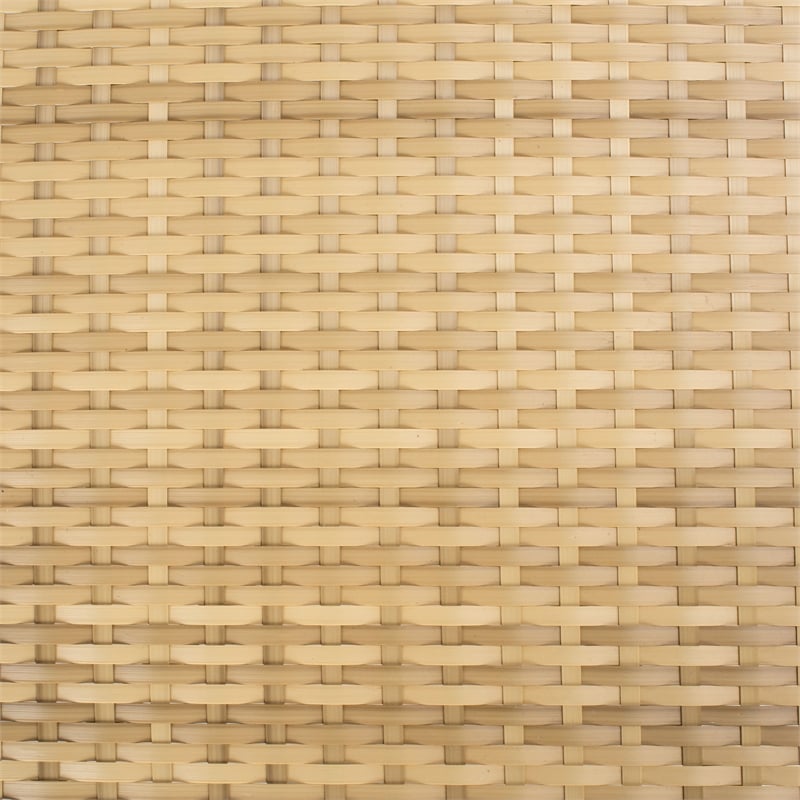 Safavieh Cam Wicker and Rattan Sunlounger in Natural / White