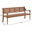 Safavieh Kanger Wood Bench in Natural