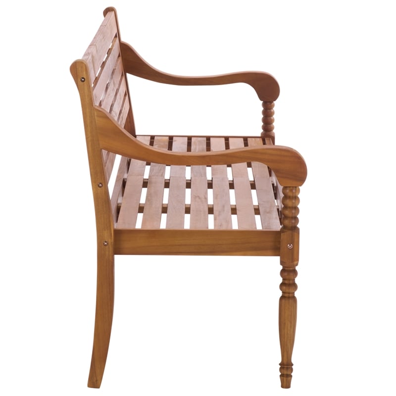 Safavieh Kanger Wood Bench in Natural