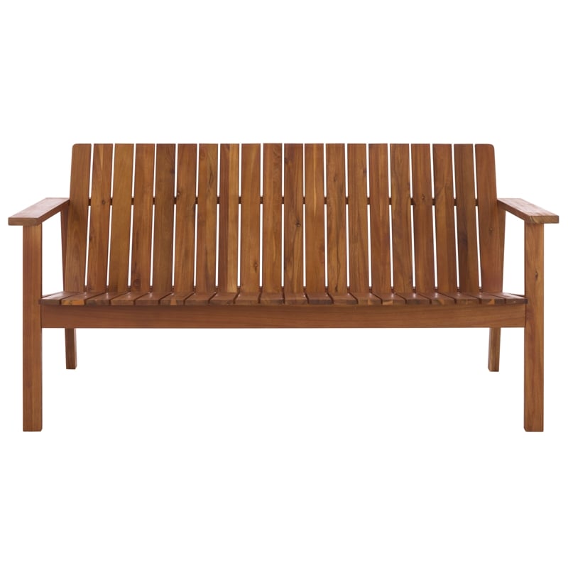 Safavieh Fallon Wood Bench in Natural