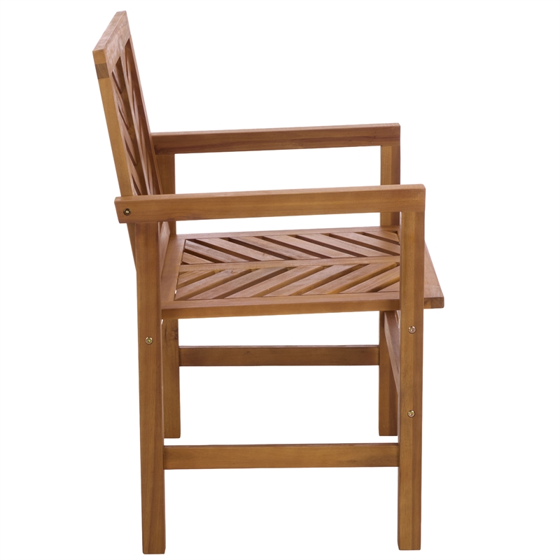 Safavieh Mika Wood Chair Set of 2  in Natural
