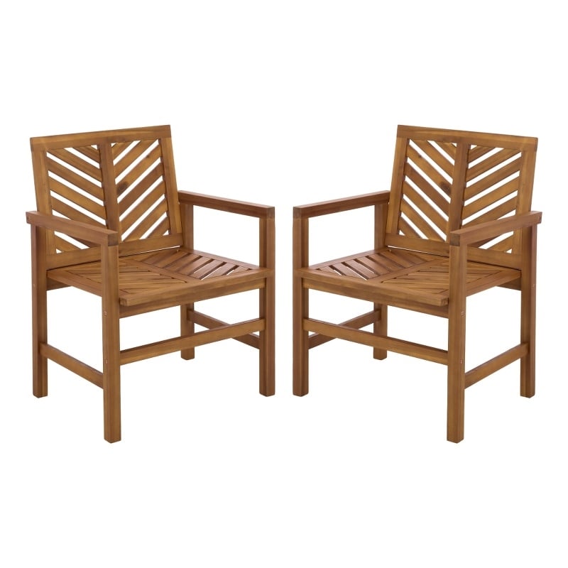 Safavieh Mika Wood Chair Set of 2  in Natural