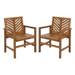 Safavieh Mika Wood Chair Set of 2  in Natural