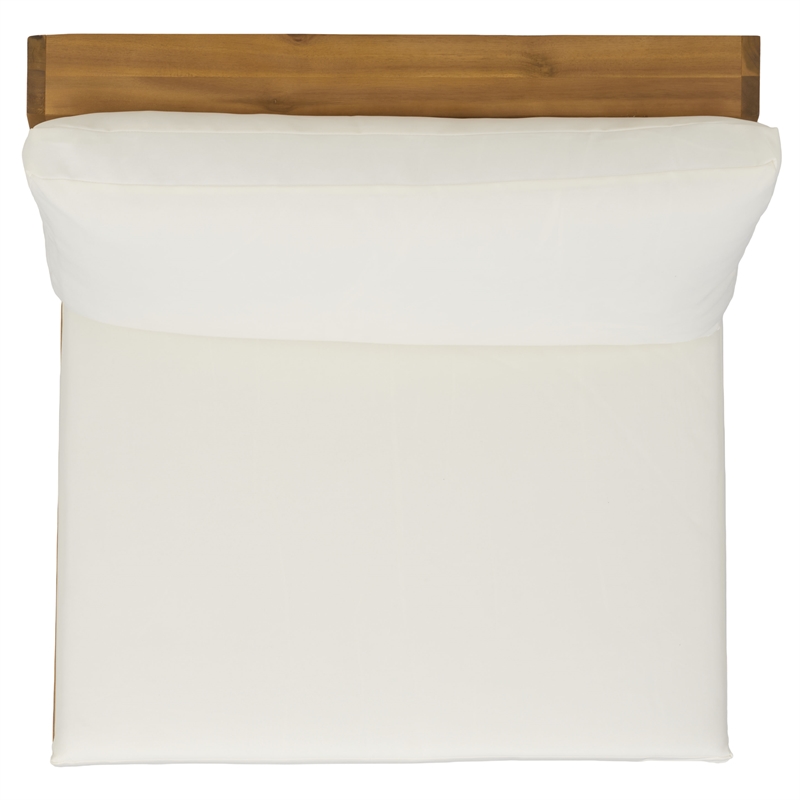 Safavieh Duncan Wood Chair Set of 2 in Natural / Beige