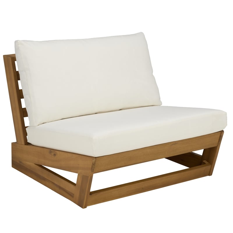 Safavieh Duncan Wood Chair Set of 2 in Natural / Beige
