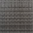 Safavieh Horus Wicker and Rattan Dining Set in Gray / Brown / White