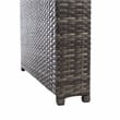 Safavieh Horus Wicker and Rattan Dining Set in Gray / Brown / White